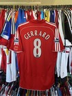 Liverpool 2006 2008 Home Shirt Jersey Adidas 053327 Sz M Men  8 Gerrard
