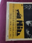 Rare Poster Movie Orange Theatre Ca 14x22 Window Card The Hill Sean Connery 1965