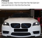 Grille Insert Stripes Replace For F20 F30 F32 2012-2018  320i 328i 330i 335i 420