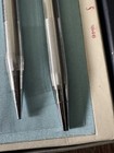Cross Century Vintage Ball Point Pen   Mechanical Pencil Set  3501 Chrome