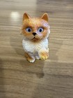 New-ray Novelty Beige   White Cat 1990 Vintage Soft Plastic Figure Toy