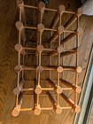 Danish Mid Century Modern Wood Wine Rack