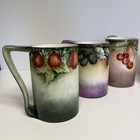 Jpl  Jean Pouyat Limoges France Hand Painted Mugs Signed Lot Of 6