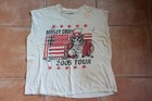 Nikki Sixx Signed Autographed Motley Crue Red White   Crue Concert Tour T-shirt