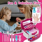 Kids Washable Makeup Toys For Girls Makeup Kit For Kids Make Up Set Real Makeup