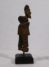 Vintage Antique Wood Hand Crafted Old Man With Long Beard Statue  Collectible