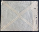 1944 Haifa Palestine Commercial Censored Cover To Footscray Australia