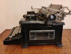 Vintage Antique Royal Typewriter With Dual Beveled Glass Side Panel repair Parts