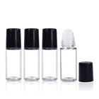 30ml Glass Roll On Bottle With Black Lid
