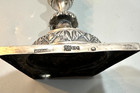 Antique 1879 Imperial Russian 84 Silver Judica Candlestick 14in
