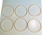Wooden 8    Hoops Macrame Crochet Dream Catcher Mandala Crafting - Lot Of 6