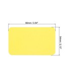 100pcs 3 5  X 2  Blank Paper Business Cards Small Index Flash Cards Note Yellow