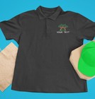 Personalised Custom Embroidered Polo Shirt Trees Lawn Mower Gardening Services