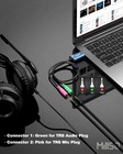 Usb Audio Adapter Stereo External Sound Card  Usb To 3 5mm Trs Headphone   Mi   