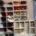 Jewelry Making Findings Mega Lot Vintage  Antique Beads  Genuine Lapis Turq     