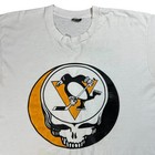 Vintage 1991 Grateful Dead Pittsburgh Penguins Stanley Cup Champs Band Tee 