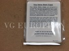 Mercedes-benz Genuine Tire Valve Stem Cap Set  Silver Star On Black Caps Oem Oe