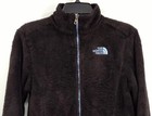 The North Face Jacket Women s S Black Fleece Full Zip Pockets Logo Mock Outdoor