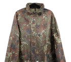 Mil Tec Waterproof Suit Mens Size Small Hooded Combat Fishing Set Flecktarn Camo