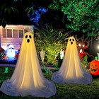 2 Pack 65  Halloween Lighted Ghosts Led Decoration Outdoor Porch Yard Decor