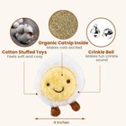 5 Pack Catnip Toys  Soft Stuffed Crinkle Cat Toys Interactive Kicker Kitten Toys