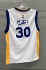 Adidas Youth Golden State Warriors Stephen Curry 30 White Basketball Jersey Sz M