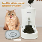 4 4l Large-capacity Automatic Cat Feeder And Water Bowl Set For Small medium Pet
