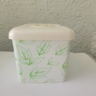 Huggies Baby Wipes Box Container Green Leaf Design Plastic Dispenser Lid