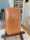 The Superior Labor Zip Pen Case In Natural Veg Tan Leather