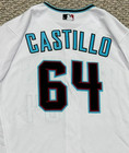 Castillo Size 44  64 2023 Arizona Diamondbacks Game Jersey Home Issued Nike Mlb
