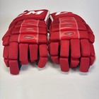 Ccm 4 R Pro 2 Ice Hockey Gloves Senior Size 14 Red White 36 Cm