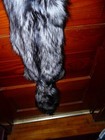 Huge Beautiful Tanned Silver Fox Fur Pelt Skin Taxidermy S4a Man Cave Log Cabin