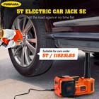 Electric Hydraulic Car Floor Jack 5 Ton 12v   Impact Wrench  tire Inflator Pump