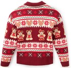 Disney Mickey   Minnie Mouse Gingerbread Fair Isle Cardigan Ladies Size L Nwt