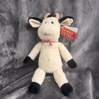 Rare  Gund Cow Number 2523 Mooey Plush Cream Red Collar Belly Button Woolly