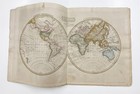 1822 Worcester s Modern Atlas  Complete Hand Colored  Rare Us  World Maps