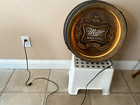 Vintage Miller High Life Beer Barrel Light-cask Bar Sign 16   x7   