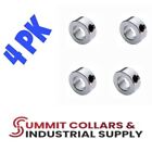 Solid Set Screw Shaft Collars  Zinc  1 8 Id To 3  Id  You Pick Size And Quantity