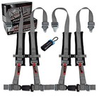 Harness  pair  Compatible With Polaris Rzr With Bypass Plug 4 Point Grey