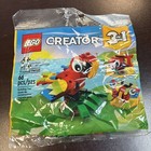 Lego Creator 3-in-1 Tropical Parrot 30581 Building Toy New   Sealed In Bag 2022
