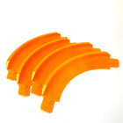 4-pack 90   Curve Track Pieces     Orange Compatible Hot Wheels Track     Replacement