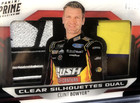 Clint Bowyer 2019 Panini Prime Racing Clear Silhouettes Dual  3 10