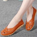  New Breathable Leather Shoes For Loafers Soft Leather Flats Shoe Female Casual