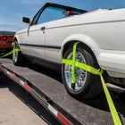 Adjustable Loop Car Tie Downs - Snap Hook  4 Pack - High-viz - 3300 Lbs Swl