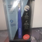 Tweezerman Slant Tweezer Granite Sky Blue Stainless Steel New With Box
