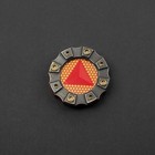New  Hitex Gear Double Delta Tariff Edc Chip  Red Pcb W  Gold Traces  Titanium