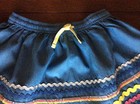 Nwt 6 7 9 10 Or 11 12  Mini Boden Amazing Blue Skirt W  Ribbons   Sparkle