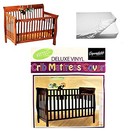Fitted Crib Mattress Cover Vinyl 28 x52  Waterproof Baby Bed Protector Standard