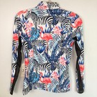 Nwt Ovation Altitude Womens Xs Allover Zebra Print Sun Shirt Sporty Equestrian