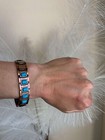Turquoise Pure Copper Magnetic Bracelet Men Women Balance Energy Power Calm Joy